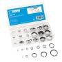 SERIE SET KIT ASSORTIMENTO 100 ANELLI ELASTICI FERMI SEEGER FERVI 0179