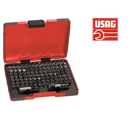 USAG 692 J100 SERIE KIT DI INSERTI BIT AVVITATORE PH PZ TORX E IMPRONTE SPECIALI