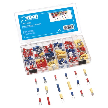 FERVI 0293 SERIE SET KIT ASSORTIMENTO 200 CAPICORDA FASTOM ISOLATI