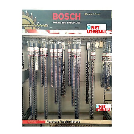 BOSCH PUNTA PUNTE SDS MAX 7 SPEED X WIDIA PER CEMENTO ARMATO PERCUS. DIAMETRO DA