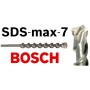 BOSCH PUNTA PUNTE SDS MAX 7 SPEED X WIDIA PER CEMENTO ARMATO PERCUS. DIAMETRO DA