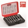 USAG 664 B/S7 KIT SET INSERTI MAGNETICI A BUSSOLA ESAGONALI PER VITI AD ESAGONO