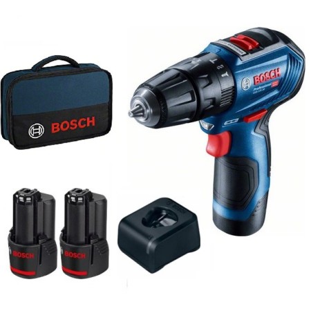 BOSCH GSB 12V-30 TRAPANO AVVITATORE A PERCUSSIONE A BATTERIA A LITIO BRUSHLESS