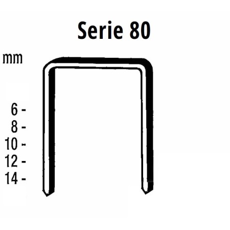 BARBERO PUNTI METALLICI GROPPINI CHIODINI PER SERIE 80