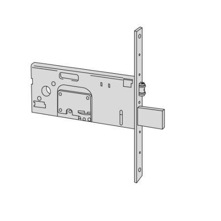 CISA 57360 SERRATURA PORTA DA INFILARE SERRATURE PORTE A DOPPIA MAPPA FASCE E 90