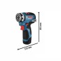 BOSCH GSR 12V-15FC TRAPANO AVVITATORE VALIGETTA L-BOXX ATTACCO MANDRINO GFA 12-B