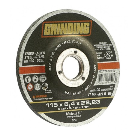 GRINDING DISCO DISCHI DA SBAVO PER FERRO MOLA ABRASIVA MOLE ABRASIVE