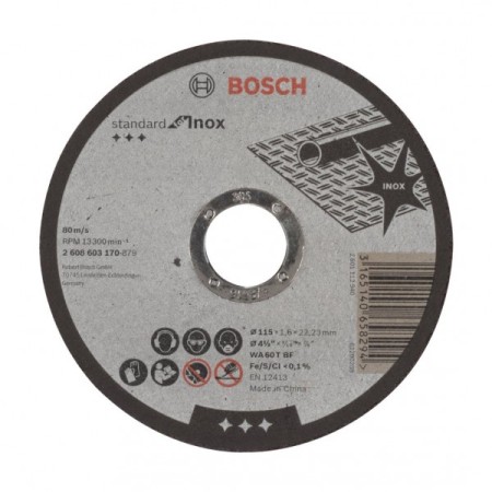 BOSCH STANDARD FOR INOX MOLA MOLE DISCO DISCHI DA TAGLIO ABRASIVI