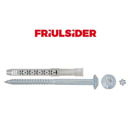 FRIULSIDER FM-X5 SAFER TASSELLO PROLUNGATO PER SERRAMENTI ANTI-INTRUSIONE TORX