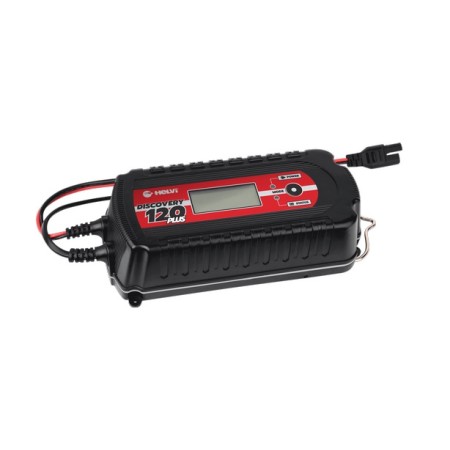 HELVI DISCOVERY 120 PLUS CARICA BATTERIE 12/24V A 9 LIVELLI PER AUTO E FURGONI