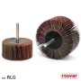 ROSVER RLG RUOTA RUOTE LAMELLARI IN TELA ABRASIVA AL CORINDONE GAMBO 6 mm