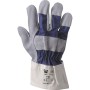 NERI 360021 GUANTI P 84 GUANTO DA LAVORO IN CROSTA GROPPONE / TELA JEANS TG 10