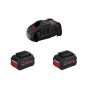 BOSCH KIT 2 BATTERIE 5.5 Ah 18V PROCORE + CARICABATTERIE GAL 1880 PROFESSIONAL