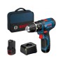 BOSCH GSB 12V-15 TRAPANO AVVITATORE A PERCUSSIONE 2 BATTERIE 2.0 Ah LI-ION