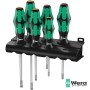 WERA 334/6 SERIE 6 GIRAVITI SET TAGLIO/CROCE KRAFTFORM PLUS LASERTIP E SUPPORTO