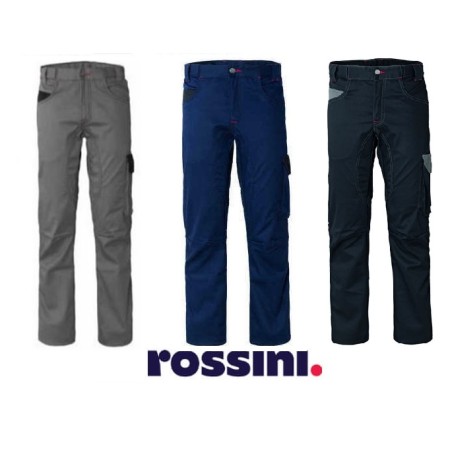 ROSSINI STIFFER A89800 PANTALONE DA LAVORO MULTISTAGIONE WORK MULTITASCHE