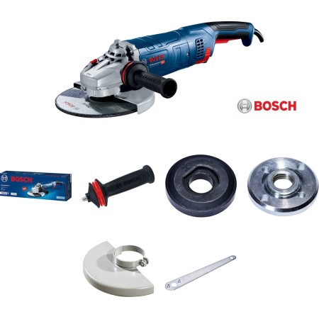 BOSCH SMERIGLIATRICE ANGOLARE GWS 24-230 JZ PROFESSIONALE 2400W 230MM IN CARTONE