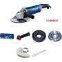 BOSCH SMERIGLIATRICE ANGOLARE GWS 24-230 JZ PROFESSIONALE 2400W 230MM IN CARTONE