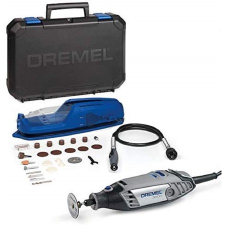 DREMEL 3000 1/25 MULTIUTENSILE KIT 25 ACCESSORI IN VALIGETTA 130W F0133000JS