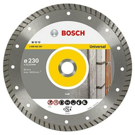 BOSCH 2608602397 DISCO DIAMANTATO UNIVERSALE TURBO STANDARD DIAMETRO 230MM