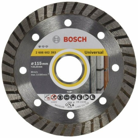 BOSCH 2608602393 DISCO DIAMANTATO STANDARD FOR UNIVERSAL TURBO DIAMETRO 115MM