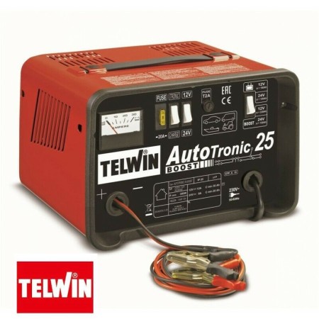 TELWIN AUTOTRONIC 25 BOOST CARICABATTERIE PER AUTO RICARICA 12/24V 230V 807540