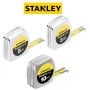 STANLEY POWERLOCK FLESSOMETRO METRO CROMATO TASCABILE PROFESSIONALE NASTRO 25 MM