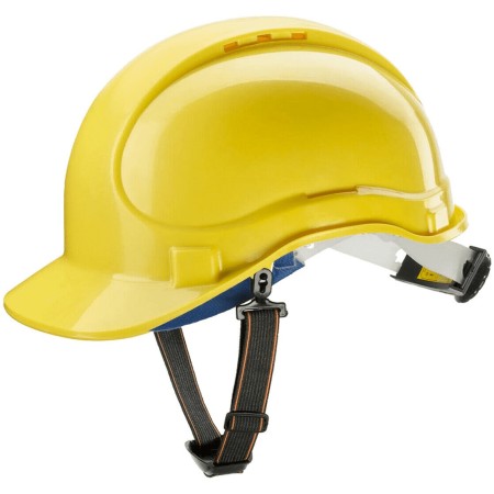 NERI ELMETTO ABS E1 CASCO DA LAVORO CASCHI CANTIERE REGOLABILE RAPIDO SOTTOGOLA