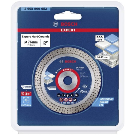 BOSCH DISCO DIAMANTATO DIAMETRO 76 mm PER MINI SMERIGLIATRICE GWS 10,8 GWS 12V