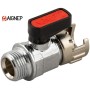 AIGNEP RUBINETTO ARIA COMPRESSA VALVOLA DADO CAPETTATO MASCHIO CONICO NOGAS 6460