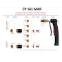 CEBORA 1970 DIFFUSORE RICAMBIO PER TORCIA TAGLIO PLASMA CP 161 MAR E CP 161 DAR