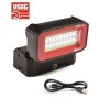 USAG 889 GR FARETTO LAMPADA LUCE A LED SENSORE DI MOVIMENTO RICARICABILE 500 LM