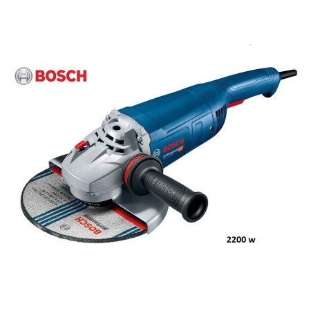 BOSCH SMERIGLIATRICE ANGOLARE GWS 22-230 J PROFESSIONALE 2200W 230 MM IN CARTONE