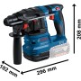 BOSCH MARTELLO PERFORATORE TASSELLATORE A BATTERIA GBH 18V-22 IN VALIGETTA