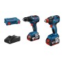 BOSCH TRAPANO + AVVITATORE A BATTERIA GDX 18V-200 + GSB 18V-55 KIT