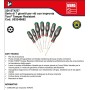 USAG SERIE 7 GIRAVITI TORX 324 STX/S7 SET PER VITI DI SICUREZZA