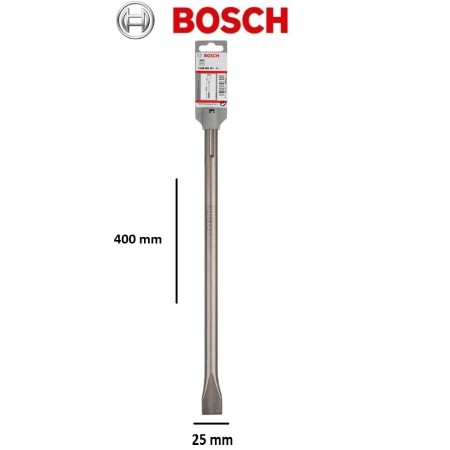 BOSCH SCALPELLO PIATTO PER MARTELLI DEMOLITORI SDS MAX L 400 X 25 mm