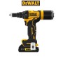 DEWALT RIVETTATRICE A BATTERIA 18V XR 4.8 MM 2 BATTERIE 2 AH DCF403D2GT-QW