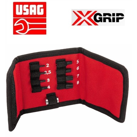 USAG 660 X/B9 SET 8 INSERTI ESTRATTORI PER VITI ESAGONO INCASSATO DANNEGGIATE SPECIALE