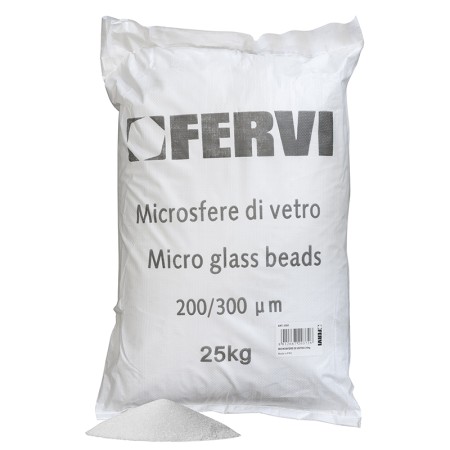 SABBIA PER SABBIATRICE MICROSFERE DI VETRO (FINITURA) FERVI 0581