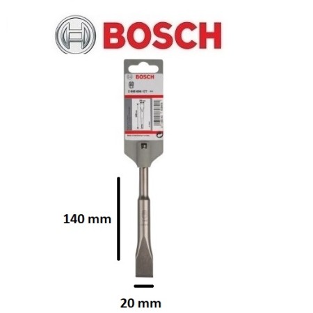 BOSCH SCALPELLO PIATTO PER MARTELLI DEMOLITORI SDS PLUS L 140 mm