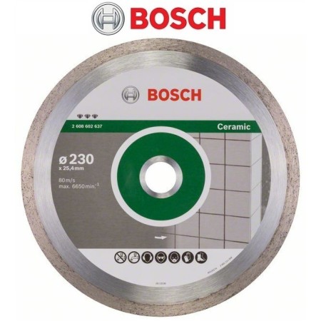 BOSCH DISCO DIAMANTATO PER PIASTRELLE SMERIGLIATRICE ANGOLARE BEST FOR CERAMIC 230