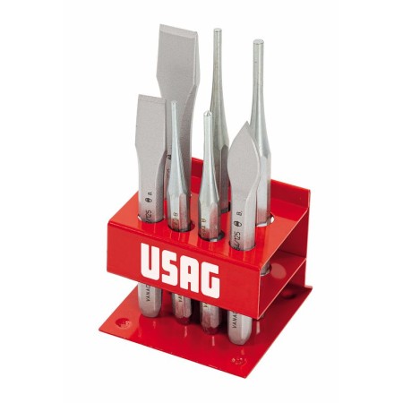 USAG 372 S7 SET KIT ASSORTIMENTO SCALPELLI UGNETTO PUNZONI BULINO CON SUPPORTO