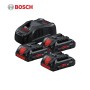 BOSCH 3 BATTERIE 18V PROCORE 4 AH LI-ION KIT + CARICABATTERIE PROFESSIONAL