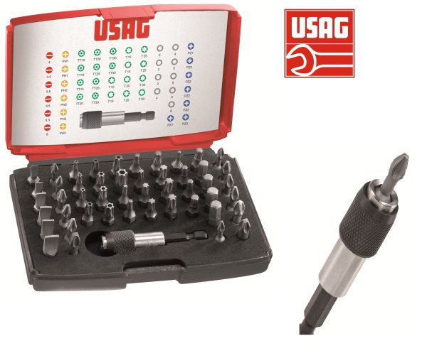 USAG 692 J49 SERIE SET KIT DI INSERTI BIT PORTAINS. PER AVVITATORE PROFESSIONALI