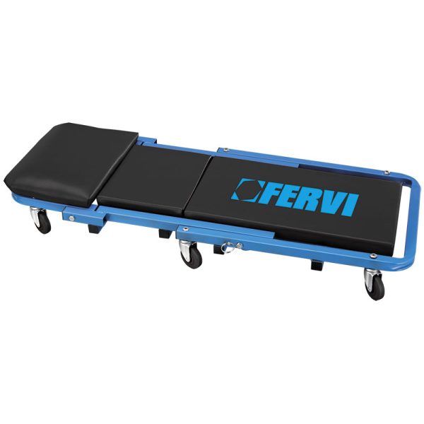 FERVI 0645/SS LETTINO SDRAIO CARRELLO CARRELLINO SOTTO MACCHINA PER AUTO SEDILE - immagine 3