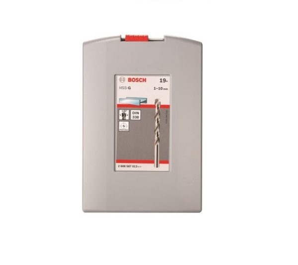 BOSCH SERIE 19 PUNTE DALLA 1 ALLA 10 mm RETTIFICATE PER FERRO HSS-G 2608587013 - immagine 3