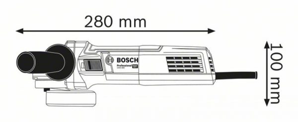 BOSCH GWS 880 WATT SMERIGLIATRICE ANGOLARE PICCOLA PROFESSIONALE DISCO 125 mm - immagine 6