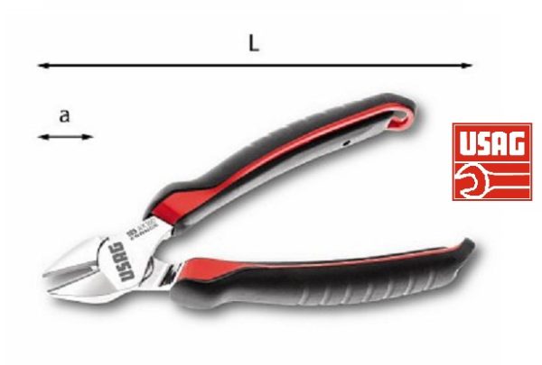 USAG 185 AX TRONCHESE TRONCHESINO A TAGLIENTE DIAGONALE PROFESSIONALE - immagine 3