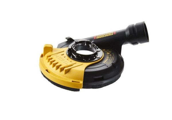 DEWALT DWE4257KT KIT SMERIGIATRICE LEVIGATRICE PER CEMENTO 125mm CUFFIA + TAZZA - immagine 3